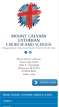 Mobile Screenshot of mtcalvary-mke.org